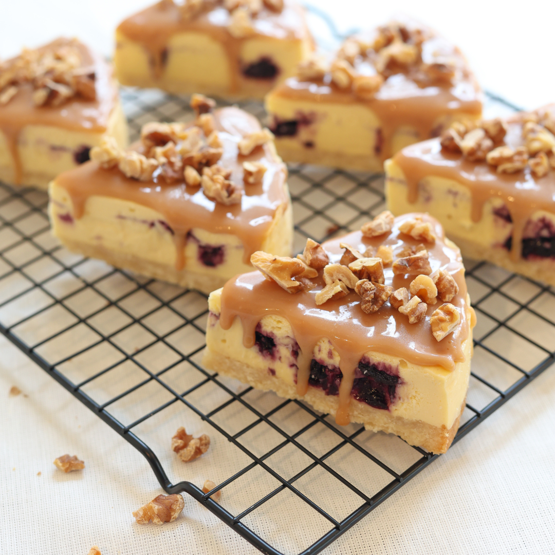 塩キャラメルブルーベリーNYチーズケーキ